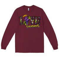 Burgundy love summer Long Sleeve Tee - CowhideDigitalArt