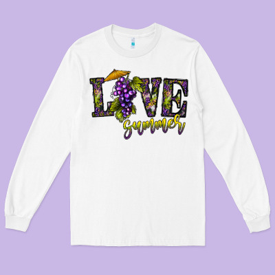 Love Summer Long Sleeve Tee Designed By Cowhidedigitalart