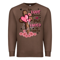 Chestnut valentine cross Premium Sweatshirt - MaliasSmallBusiness