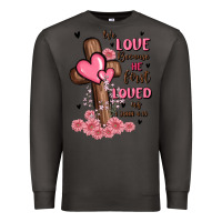 Smoke valentine cross Premium Sweatshirt - MaliasSmallBusiness