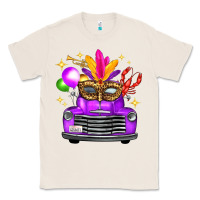 Natural mardi gras truck leopard mask Classic Tee - FaDigitalArtStudio