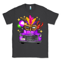 Smoke mardi gras truck leopard mask Classic Tee - FaDigitalArtStudio