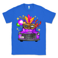 True Royal mardi gras truck leopard mask Classic Tee - FaDigitalArtStudio