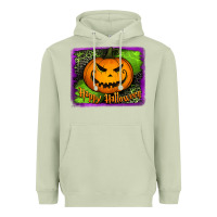 Matcha Happy Halloween Pumpkin Heavyweight Hoodie - Jasminsmagicworld