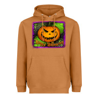 Meerkat Happy Halloween Pumpkin Heavyweight Hoodie - Jasminsmagicworld