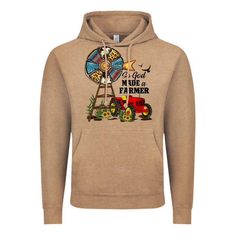 So God Made A Farmer Vintage Hoodie by JahusDesignShop | Teevron