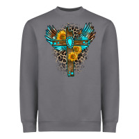 Storm gemstone cross Heavyweight Sweatshirt - Zillion Design Studio
