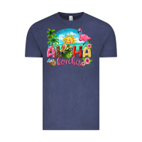 Vintage Denim aloha beaches Vintage Tee - texasbilliewilder