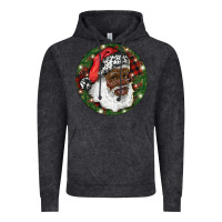 Vintage Black African American Santa Christmas Vintage Hoodie - RanaPortraitStore