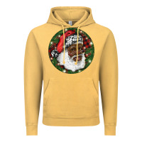 Vintage Mustard African American Santa Christmas Vintage Hoodie - RanaPortraitStore