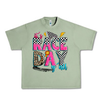Oil Green it's race day y'all Urban Heavy Tee - Zillion Design Studio