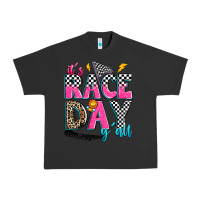 Pigment Black it's race day y'all Urban Heavy Tee - Zillion Design Studio