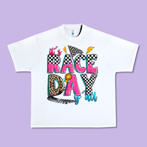 It's Race Day Y'all Urban Heavy Tee Designed By Zillion Design Studio