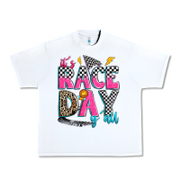 White it's race day y'all Urban Heavy Tee - Zillion Design Studio