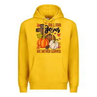 Lemon fall for jesus he never leaves Premium Hoodie - MaliasSmallBusiness