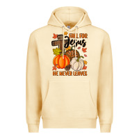 Pina Colada fall for jesus he never leaves Premium Hoodie - MaliasSmallBusiness