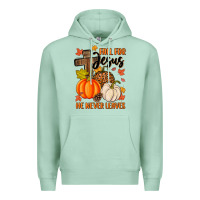 Seafoam fall for jesus he never leaves Premium Hoodie - MaliasSmallBusiness