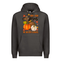 Smoke fall for jesus he never leaves Premium Hoodie - MaliasSmallBusiness