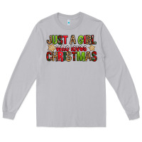 Moon Dust just a girl who loves christmas with cookies Long Sleeve Tee - FaDigitalArtStudio