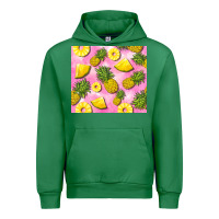 Emerald pink pineapple Urban Hoodie - BarkalooDesign