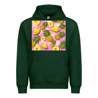 Foreset Green pink pineapple Urban Hoodie - BarkalooDesign