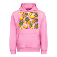 Fuchsia Pink pink pineapple Urban Hoodie - BarkalooDesign