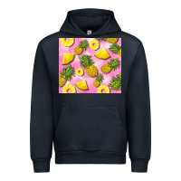Navy pink pineapple Urban Hoodie - BarkalooDesign