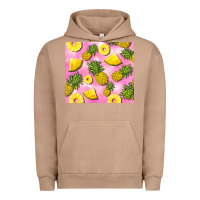 Pigment Burro pink pineapple Urban Hoodie - BarkalooDesign