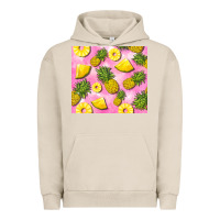 Pigment French Oak pink pineapple Urban Hoodie - BarkalooDesign