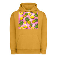 Pigment Peanut Butter pink pineapple Urban Hoodie - BarkalooDesign