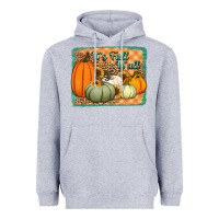 Heather Grey It's Fall y'all pumpkins halloween and sunflowers Heavyweight Hoodie - Jasminsmagicworld