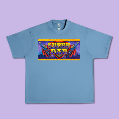 Super Dad Urban Heavy Tee Designed By Barkaloodesign