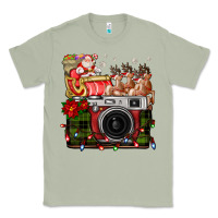 Matcha Christmas Santa Vintage Camera Classic Tee - FaDigitalArtStudio