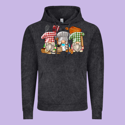 Bakery Gnomes Vintage Hoodie Designed By Zillion Design Studio