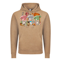 Vintage Coffee bakery gnomes Vintage Hoodie - Zillion Design Studio