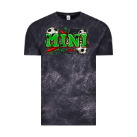 Cloud Black mini soccer Vintage Tee - Zillion Design Studio