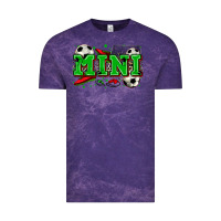 Cloud Purple mini soccer Vintage Tee - Zillion Design Studio