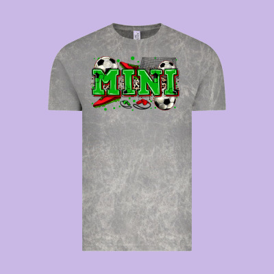 Mini Soccer Vintage Tee Designed By Zillion Design Studio
