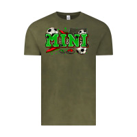 Vintage Olive mini soccer Vintage Tee - Zillion Design Studio