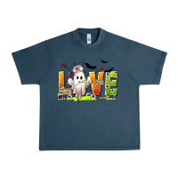Midnight Navy Love Nurse Halloween Urban Heavy Tee - texasbilliewilder