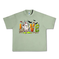 Oil Green Love Nurse Halloween Urban Heavy Tee - texasbilliewilder