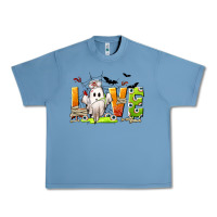 Pebble Blue Love Nurse Halloween Urban Heavy Tee - texasbilliewilder