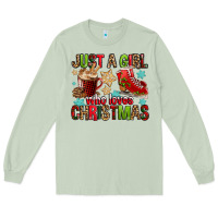 Matcha just a girl who loves christmas Long Sleeve Tee - FaDigitalArtStudio