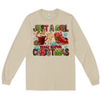 Mushroom just a girl who loves christmas Long Sleeve Tee - FaDigitalArtStudio