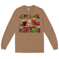Just A Girl Who Loves Christmas Long Sleeve Tee | Teevron