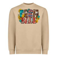 Mushroom farm babe Heavyweight Sweatshirt - Zillion Design Studio