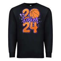 Black senior 2024 basketball Premium Sweatshirt - MaliasSmallBusiness