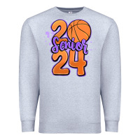Heather Grey senior 2024 basketball Premium Sweatshirt - MaliasSmallBusiness