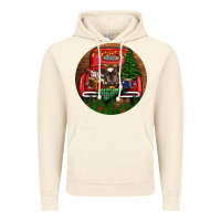 Vintage Artic Baby Cow Christmas Vintage Hoodie - RanaPortraitStore