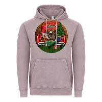Vintage Zinc Baby Cow Christmas Vintage Hoodie - RanaPortraitStore